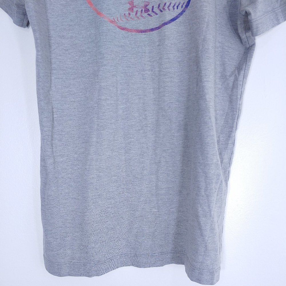 Under Armor Heat Gear Logo T-Shirt "Fast Pitch" - Picture 8 of 8